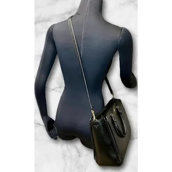 Tory Burch Saffiano Leather Emerson Medium Zip Tote Bag - Picture 11 of 14